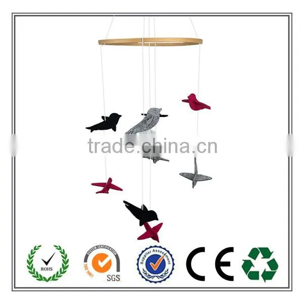 2016 New Product!!Top Quality Lovely Felt Baby Hanging Mobile For Decoration