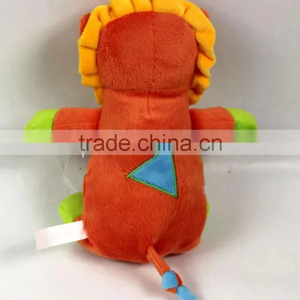 Luckiplus Hot Sale First Class Orange and Green Lion Wonderful Color Macthing Safe Technology Toy For Kids photo-2