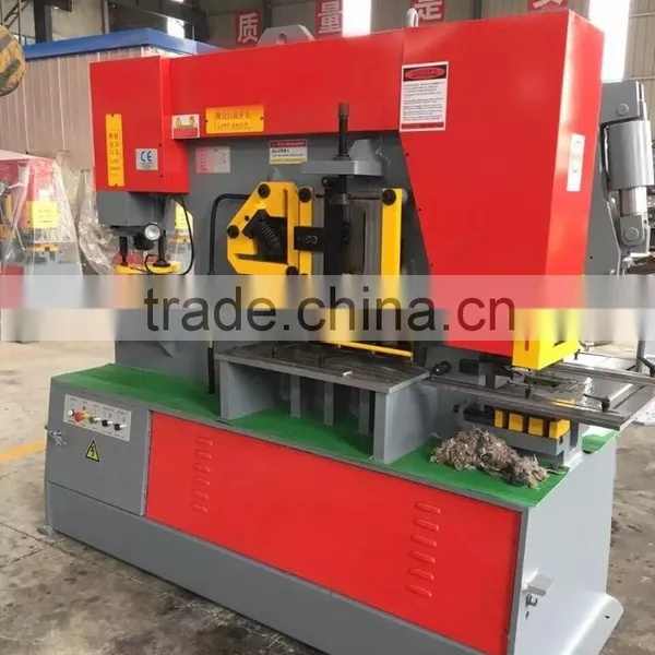 Sheet Metal Cutting Bending and Punching Machine, Hydraulic Ironworker Price photo-2