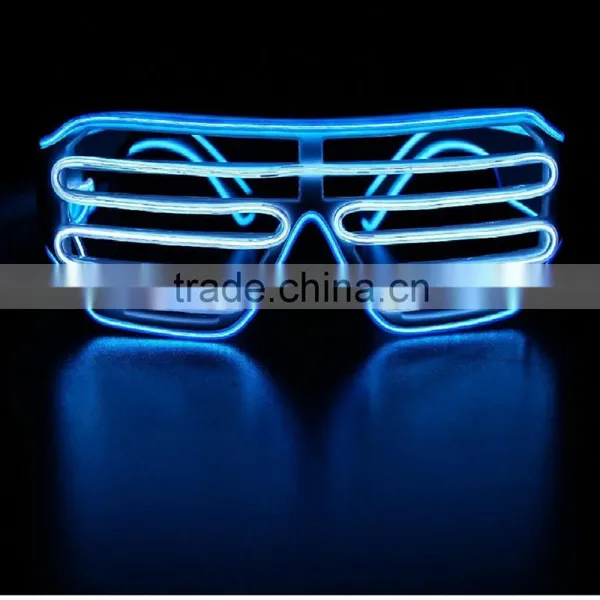 Party Favor China Christmas Decoration Shutter EL Wire Glasses photo-2