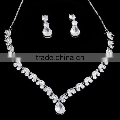 CZ Jewelry Amethyst Crystal Jewelry Set Costume Jewelry Spain photo-2