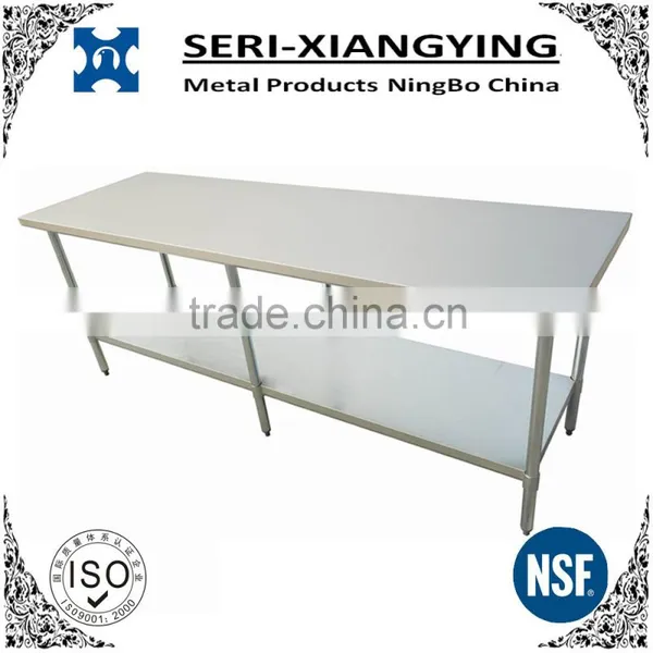 NSF Approval Detechable Prep Stainless Steel Work Table for Commercial Kitchen or Restaurant