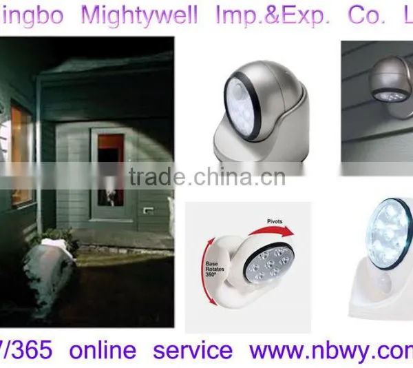 Wireless Motion Sensor 7 LED Safety Light---360 Degree Rotation - Indoor/Outdoor photo-5