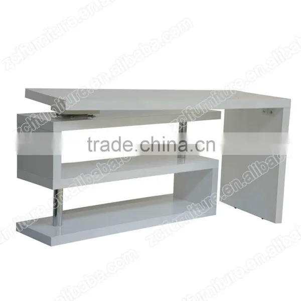 White High Gloss Rotating Table photo-3
