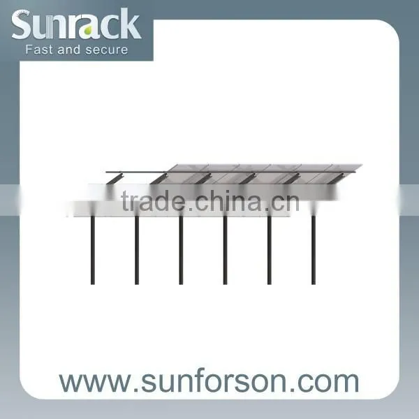 Aluminum Pile Solar Panel Ground Mount Racking photo-2