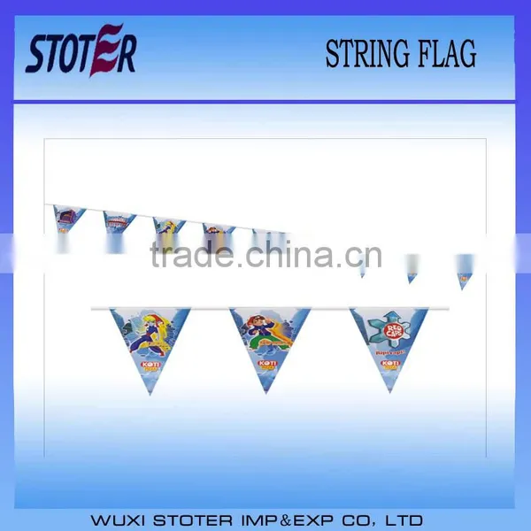 polyester string flag