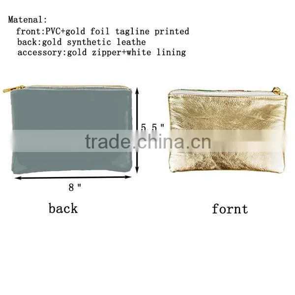 Custom Zipper Pouches Custom Pouches Gold Zipper Pouches photo-5