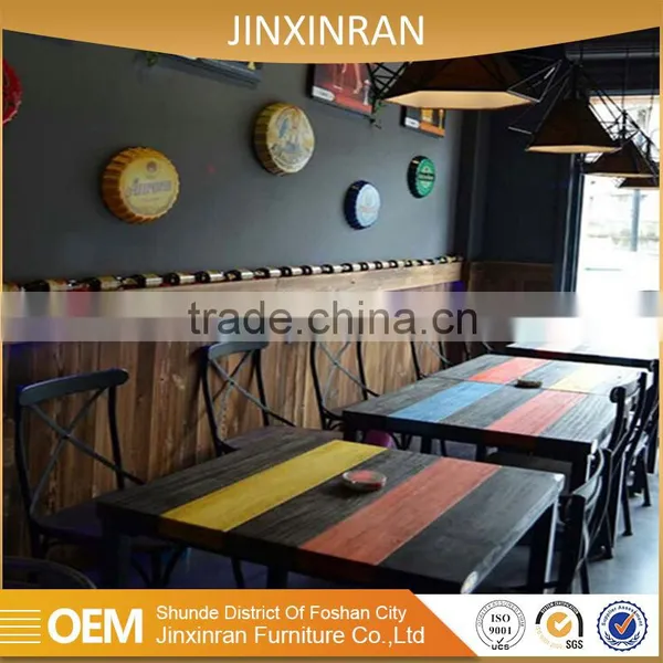 Wholesale High Quality Wood Furniture Chinese Restaurant Hot Pot Table photo-2