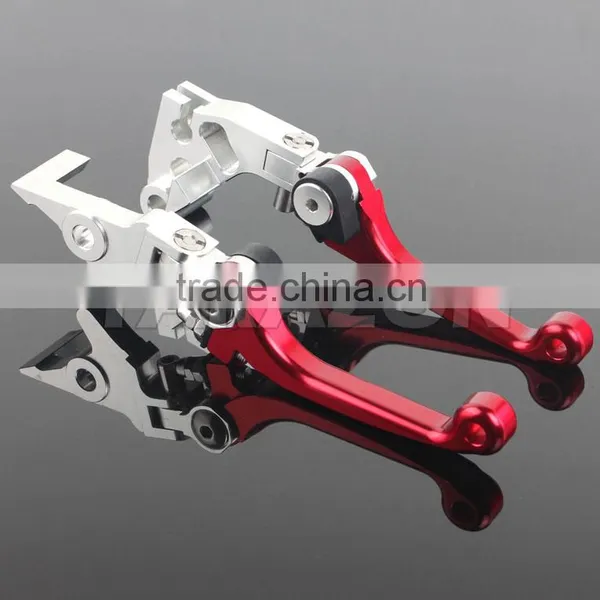 Motorcross CNC Adjustable Folding Brake and Clutch Levers for CRF450 Parts photo-3