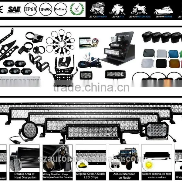 AURORA IP68 Unique Curved 30 Inch Double Row Led Offroad photo-5