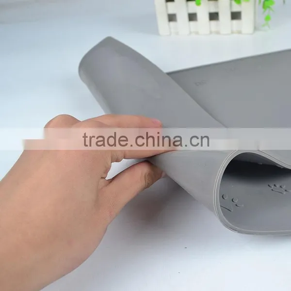 Easy Clean Non-toxic Silicone Pet's Bowl Mat photo-3