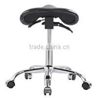 2015 TOP Sale Express Dental Adjustable Height Dentist Chair Dental Saddle Design Dental Stool With Wheels