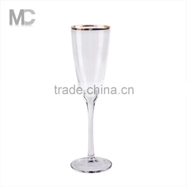 Wholesale Handmade Home Decoration Fancy Sliver Glass Champagne Flute photo-4