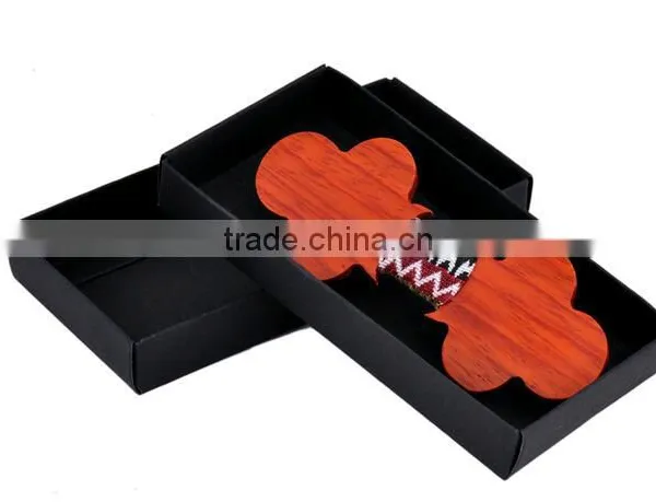 2016 New Cute Mens Spade Wooden Bow Tie Wholesale photo-3