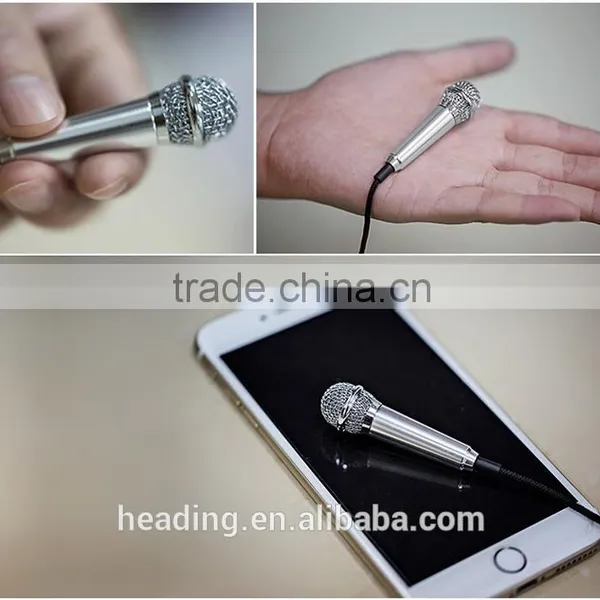 2016 Hot Selling Wired Cell Phone Mini Microphone for Apple Phone and Android Phone photo-5