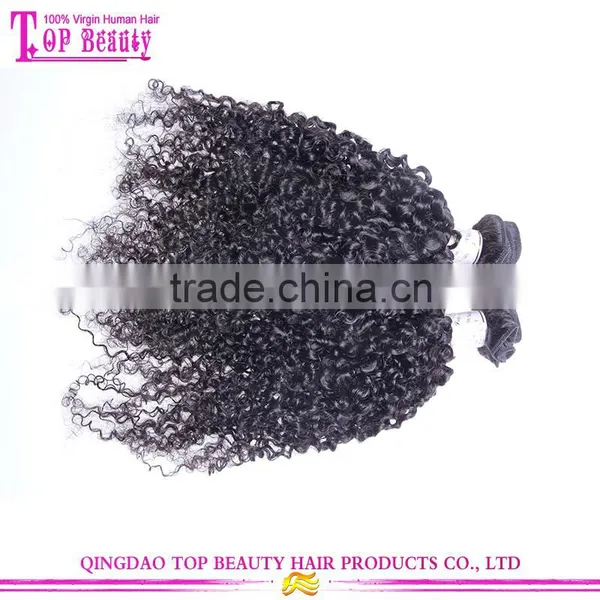 Manufacturers Raw Unprocessed Virgin Human Mongolian Kinky Curly Hair photo-4