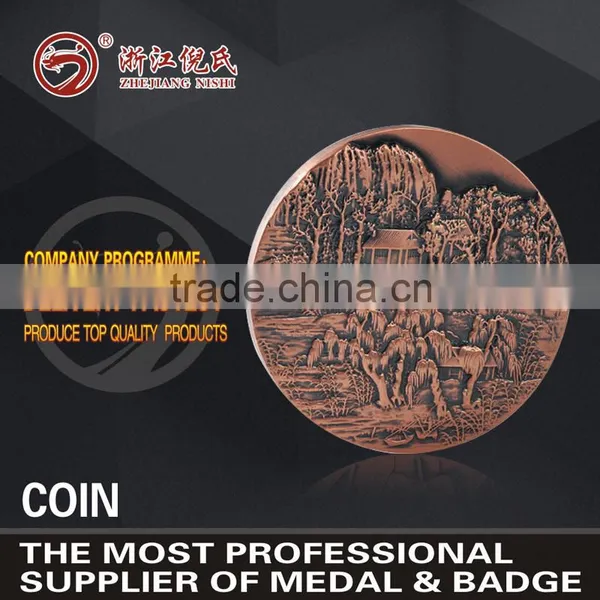 Custom Antique Brass Souvenir Coins photo-2