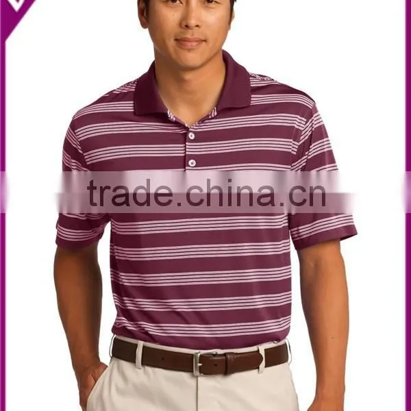 Stripe Yarn-Dyed Polo Shirt