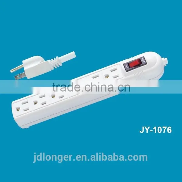 6 Way American Socket Cheap and Good Quality UL Approval Power Strip China Socket 10a 110v photo-4