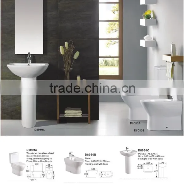 Hot Selling Ceramics Bathroom Chaozhou Ceramic Toilet Bidet D8080B photo-4