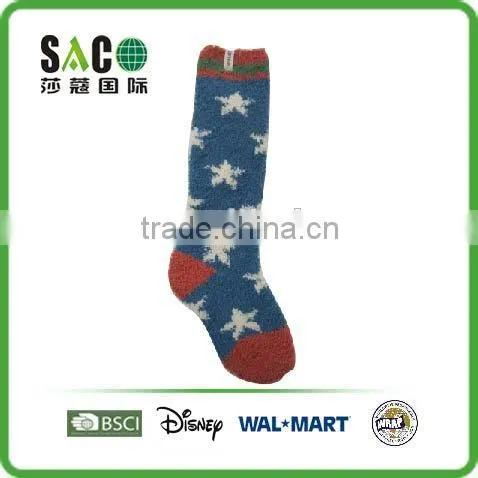 Colorful Star Pattern Fluffy Socks photo-2
