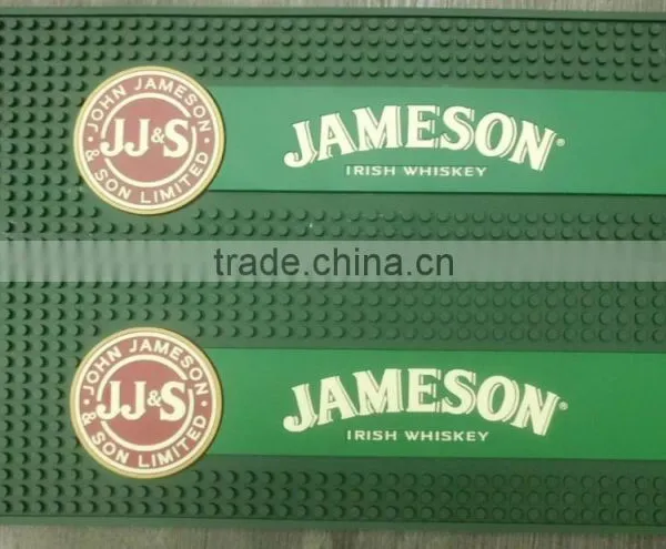 New Design Custom Logo Bar Mat,soft Pvc Bar Mat, Rubber Bar Mat photo-3
