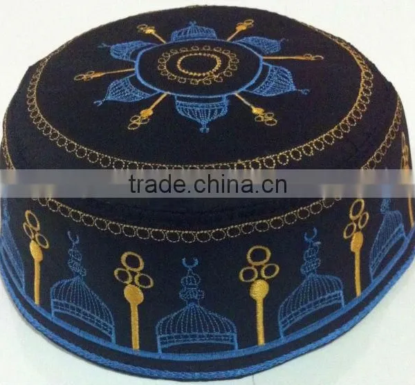 Cheap Emboridery Muslim Caps for Men