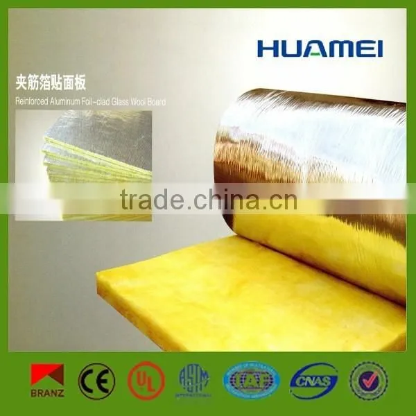 Glass Wool Roof Insulation Blanket With Aluminium Foil