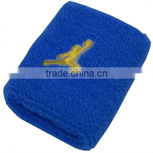 Customized Embroidery Terry Cotton Sports Wristband Sweatband photo-2