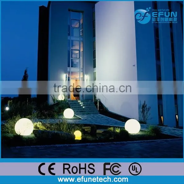 D15cm-D80cm Waterproof Rechargeable Rgb Color Changing Illuminated Large Outdoor Spheres photo-2
