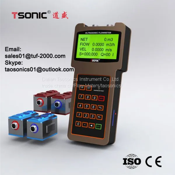 Handheld Poratble Ultrasonic Flow Meter