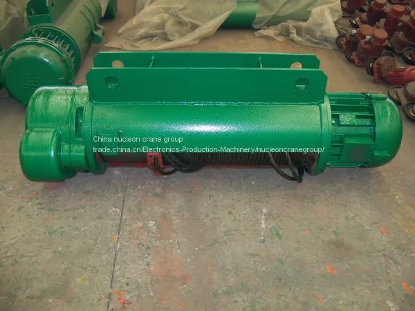 Customized Monorail Electric Wire Rope Rail Mounted Overhead Crane Hoist photo-5