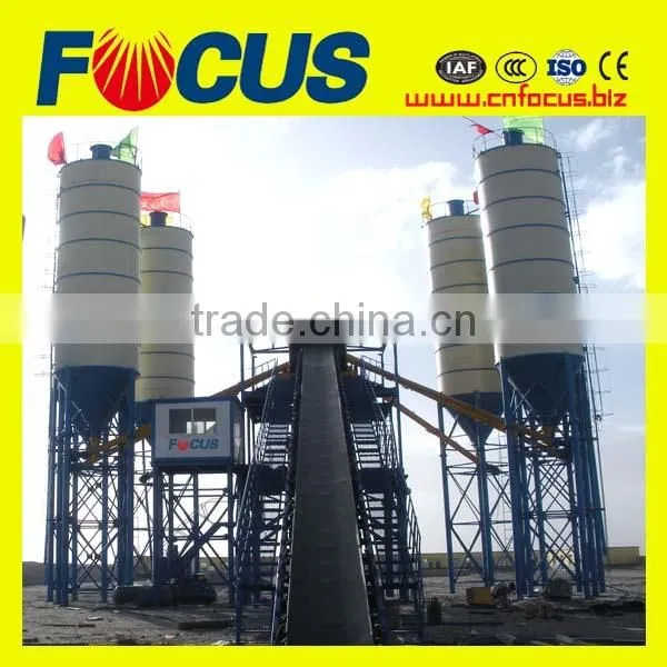 Hot Sale Hzs120 Flat Belt Large Concrete Batching Plant, Concrete Mixing Equipment photo-2