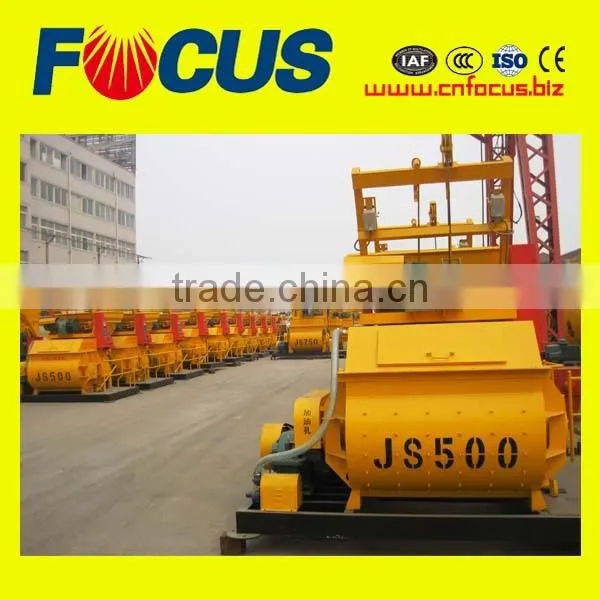 Full-Automatic Concrete Mixer, Js500 Small Twin Shaft Concrete Mixer photo-4