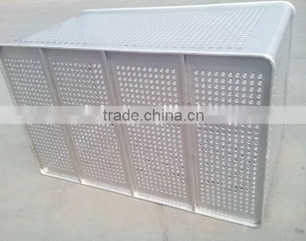OEM Aluminum Turnover Container With Casters, Cargo Tansfer Container photo-2