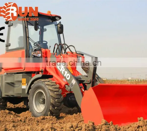 Qingdao Everun Farm Machinery ER10 Multi-Function Mini Radlader With Adjustable Pallet Forks photo-3