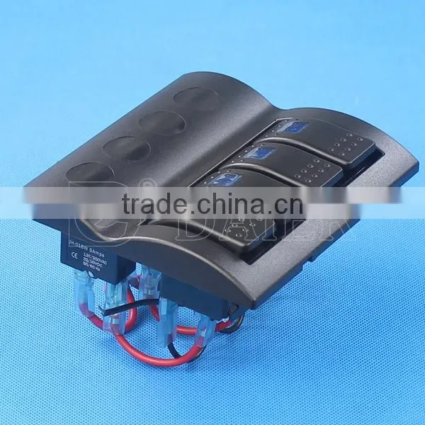 Waterproof Car Illuminated 12/24V Marine Switch Panel photo-2