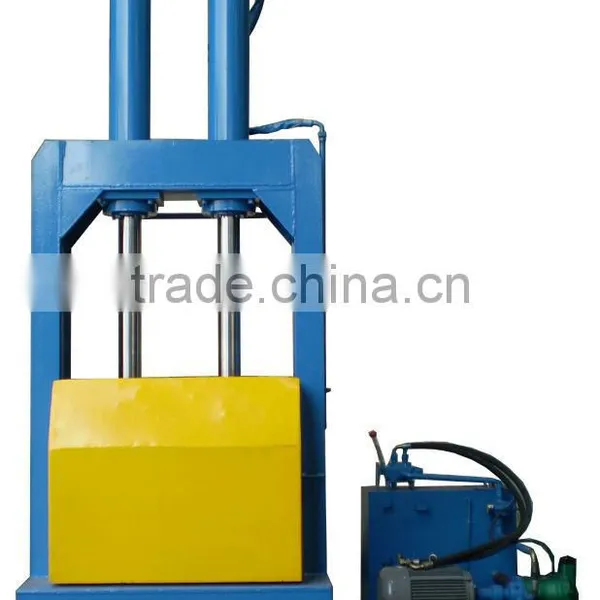 Chinese Factory Hydraulic Guillotine Rubber Tire Bale Cutter Machine photo-2