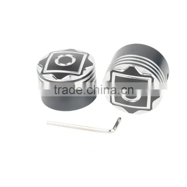 Motorcycle Front Axle Nut Covers For Universal Electra Glide FXD photo-2