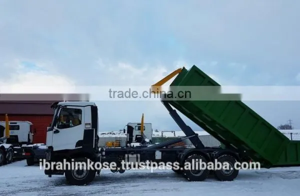 Hooklift Truck Hook Lifter 20 Tons Roll Container Truck Dumpster Truck photo-3
