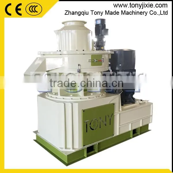 Centrifugal Vertical Ring Die 1000kg/h Wood Pellet Mill Machine With CE photo-3