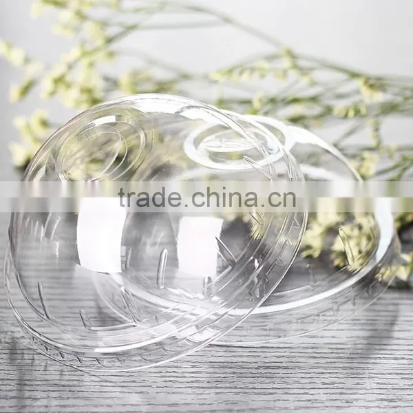 Customized Disposable High Transparent Dome Plastic Cup Lids China Manufactory Price photo-5