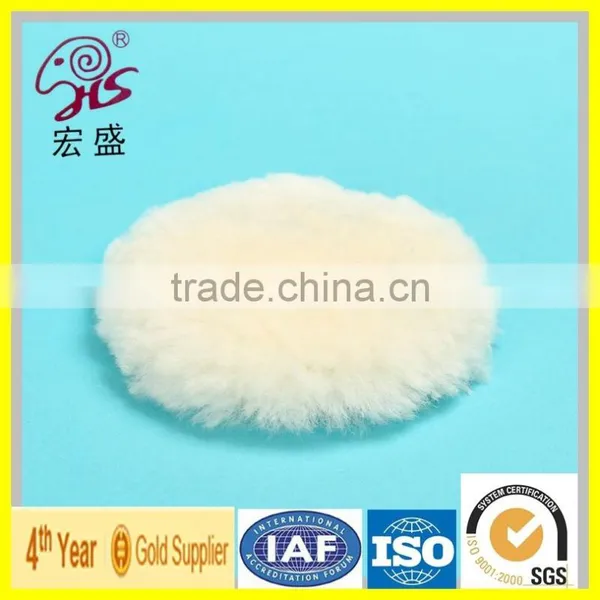 Best Quality Sheepskin Polishing Pad With Nylon Tape Back photo-2