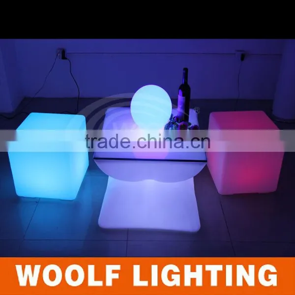 Modern Indoor and Outdoor Hotel and Bar Used Leisure LED Light Up Sofa Furniture photo-5