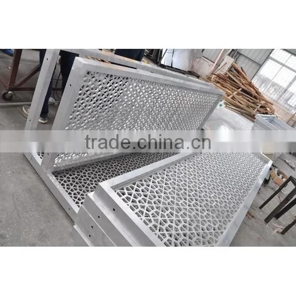 Architectural Laser Cut Curtain Walls Aluminum Perforated Facade Panle photo-4