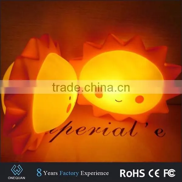 Room Decorative Led PVC Modern Sun Shaped Bedside Table Lamp photo-3
