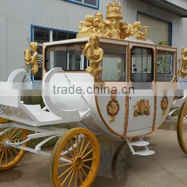 BISINI Royal Horse Carriage Cinderella Carriage Cake Stand(BG11-M093) photo-2