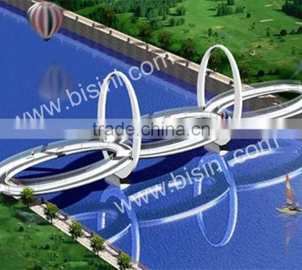 Landscape Bridge for Public Garden, Customized Decorative Footbridge, Botanical Garden Landscape Pedestrian Bridge(BF08-Y10001 photo-5