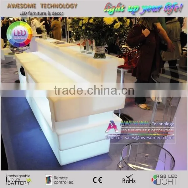 2017 Portable Bar Light up Led Furniture for Sale photo-2