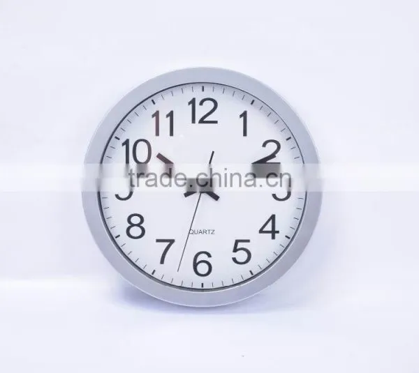 11" Beautiful Style and Good Quality Cheap Price Simple Customized Advertising Plastic Wall Clock photo-2